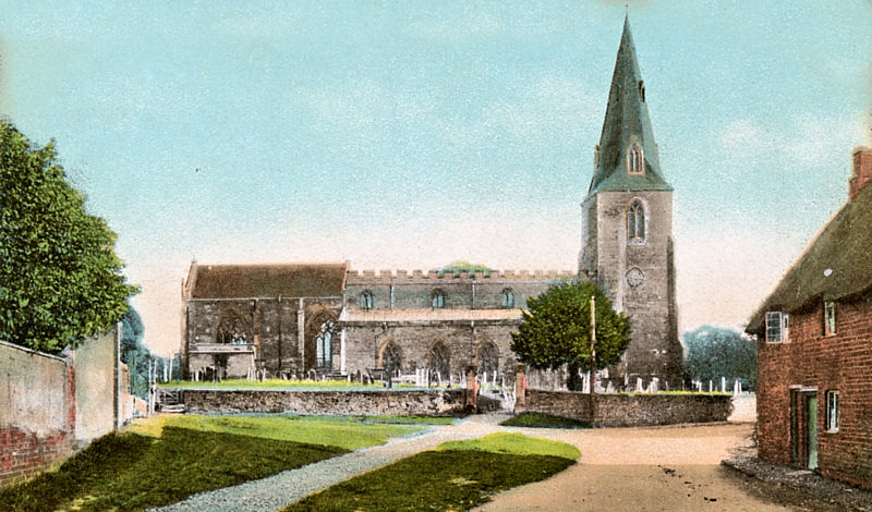 Crick Church, early 1900s