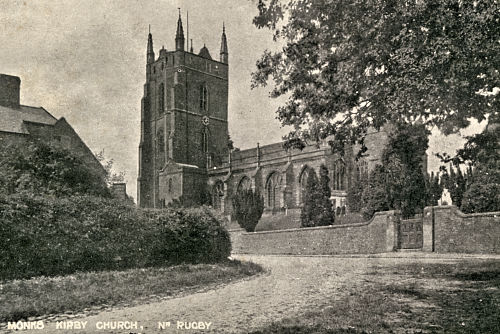 St. Edith's Church, Monks Kirby, early 1900s